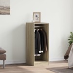 (Sonoma Oak, 48x41x102 cm) vidaXL Wardrobe Storage Rack Bedroom Closet Clothes Storage Shelf Engineered Wood